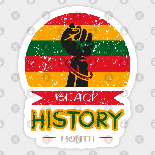 Black History Month 2021 Sticker by SbeenShirts